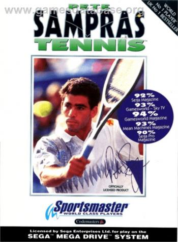 Cover Pete Sampras Tennis for Genesis - Mega Drive